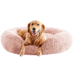 Calming Donut Dog Bed for Large Dogs