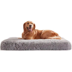 Plush Dog Crate Bed for Large Dogs