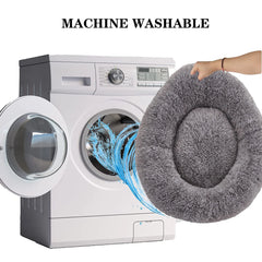 Calming Donut Dog Bed for Large Dogs