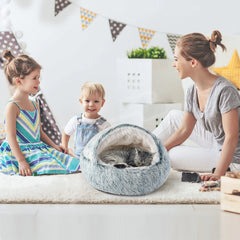 🐾 25'' Semi Enclosed Pet Bed 💤