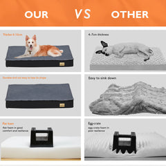 Washable Large Orthopedic Dog Bed