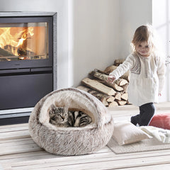 Comfortable Semi-enclosed Cat Nest