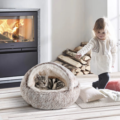 Comfortable Semi-enclosed Cat Nest