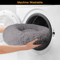 Calming Donut Dog Bed for Large Dogs