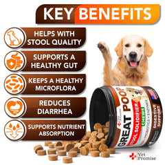 💩🐶 Great Poop™ – Probiotics  Fiber Chews for Happier Tummies!