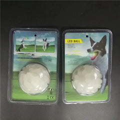 LED Light-Up Dog Training Chew Ball