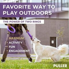 🐶💪 The Ultimate Multifunctional Dog Toy! (2) Puller Outdoor Dog  Rings