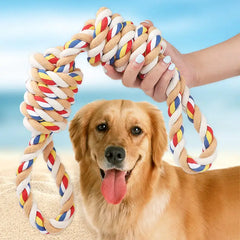Pet Bite Rope Dog Chew Toy with Teeth Cleaner